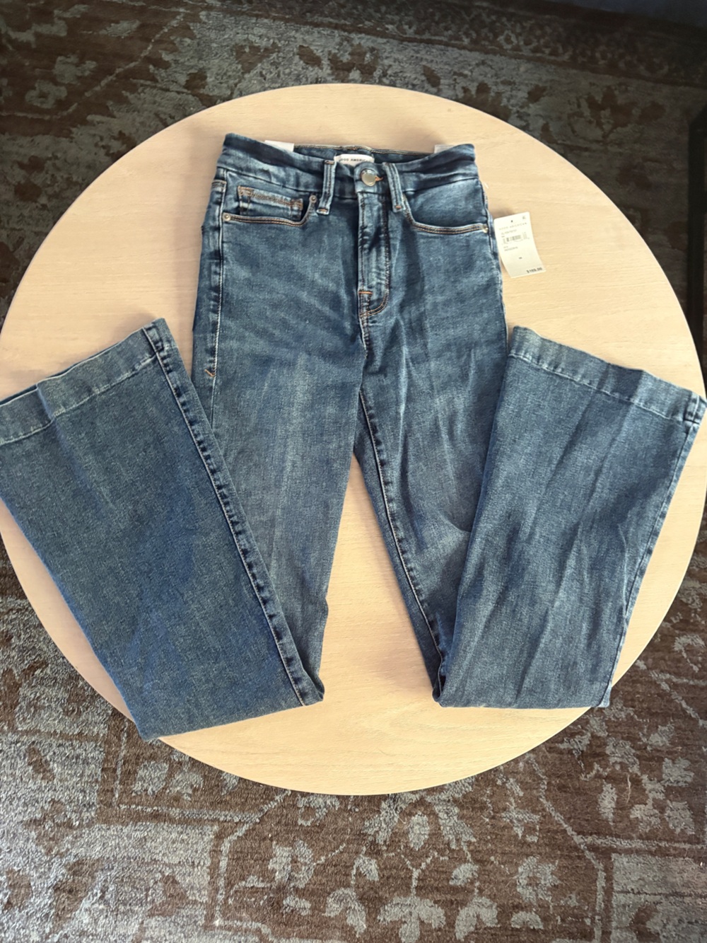 Good American Medium Blue Good Legs Flare Jeans